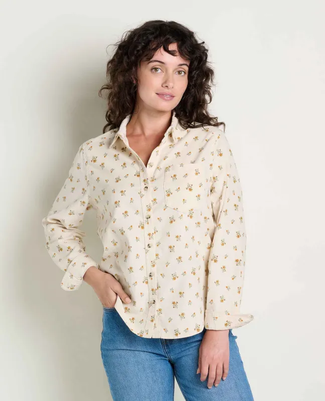 Cattail Corduroy Long Sleeve Shirt made by TOAD&CO