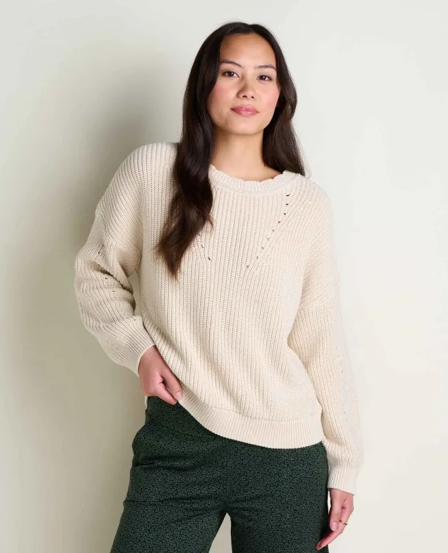 Bianca Shaker Crew Sweater made by TOAD&CO