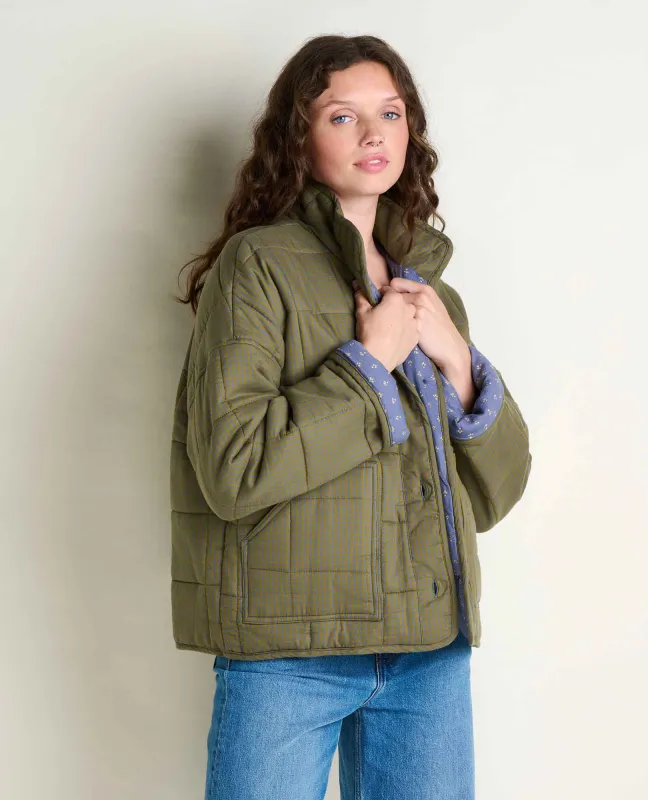 Manzana Quilted Jacket made by TOAD&CO