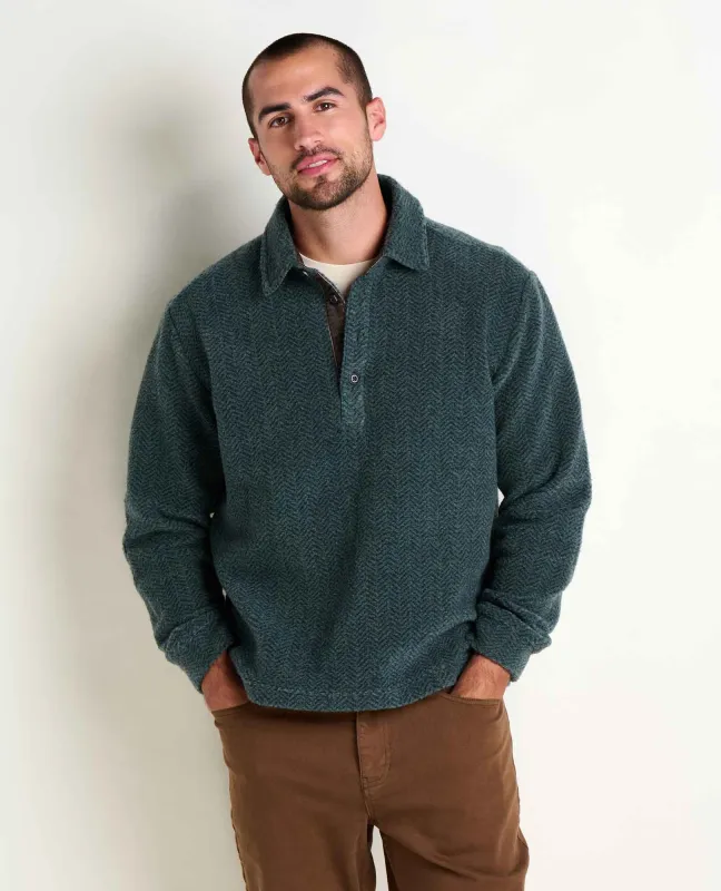 Men's Cabinside Fleece Pullover made by TOAD&CO