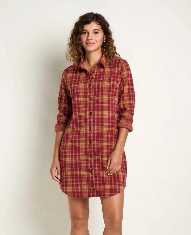 Shadowbrook Soft Knit Shirt Dress made by TOAD&CO