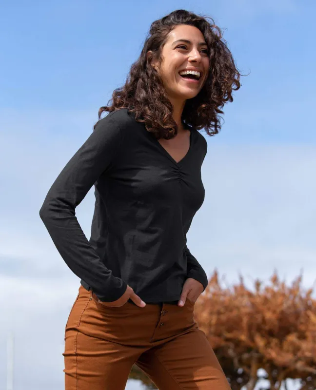 Rose Long Sleeve Tee sold by TOAD&CO