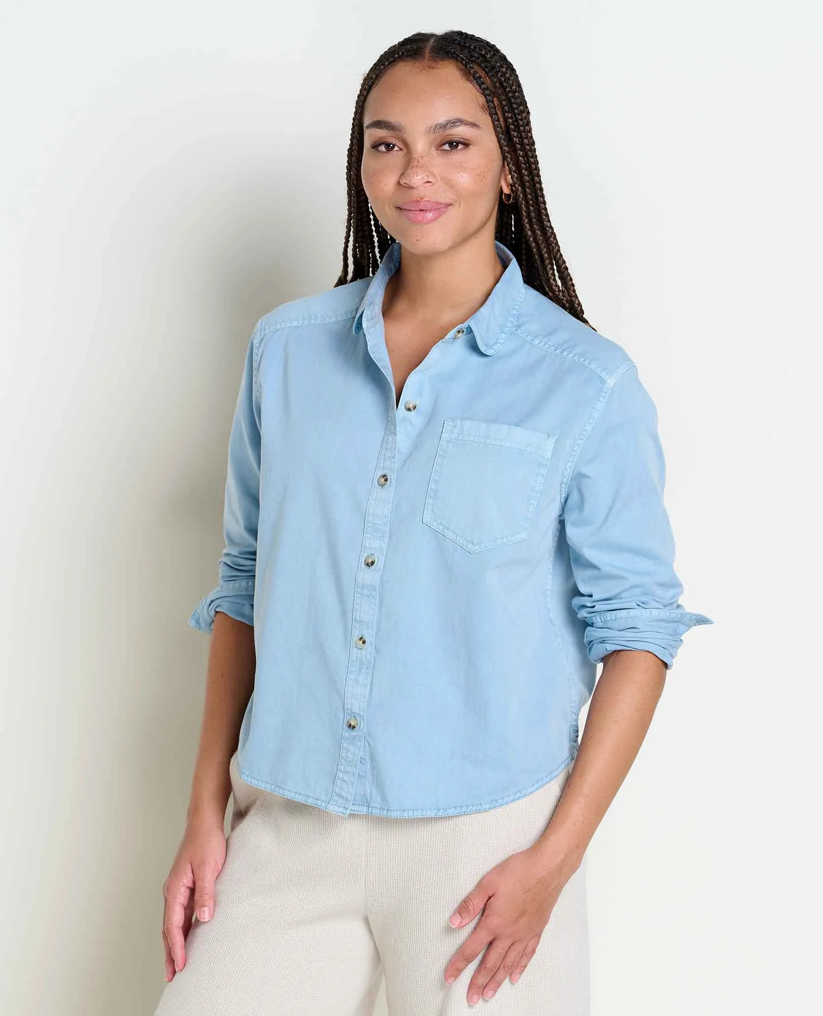 Arroyo Twill Boxy Shirt sold by TOAD&CO