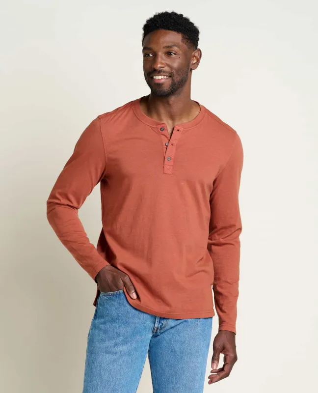 Men's Primo Long Sleeve Henley sold by TOAD&CO