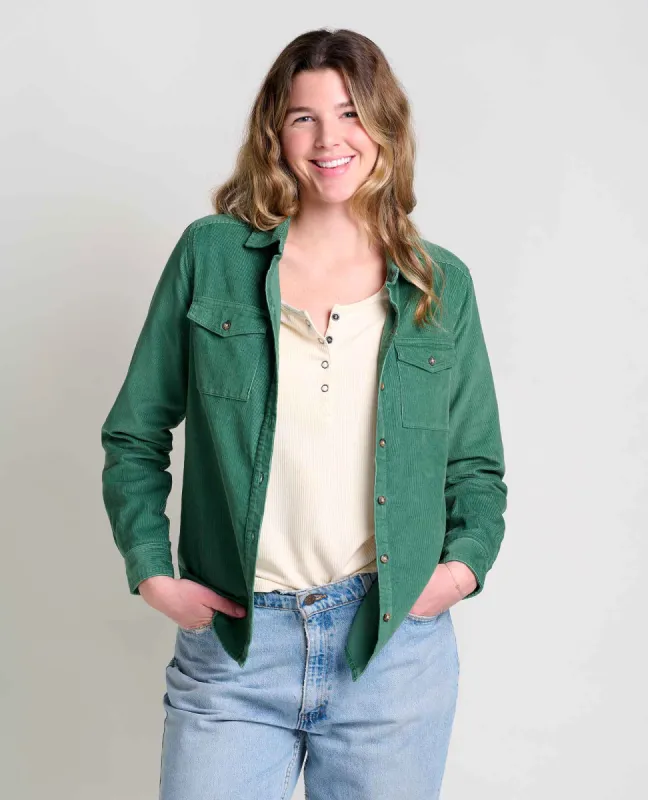 Women's Scouter Cord Long Sleeve Shirt sold by TOAD&CO
