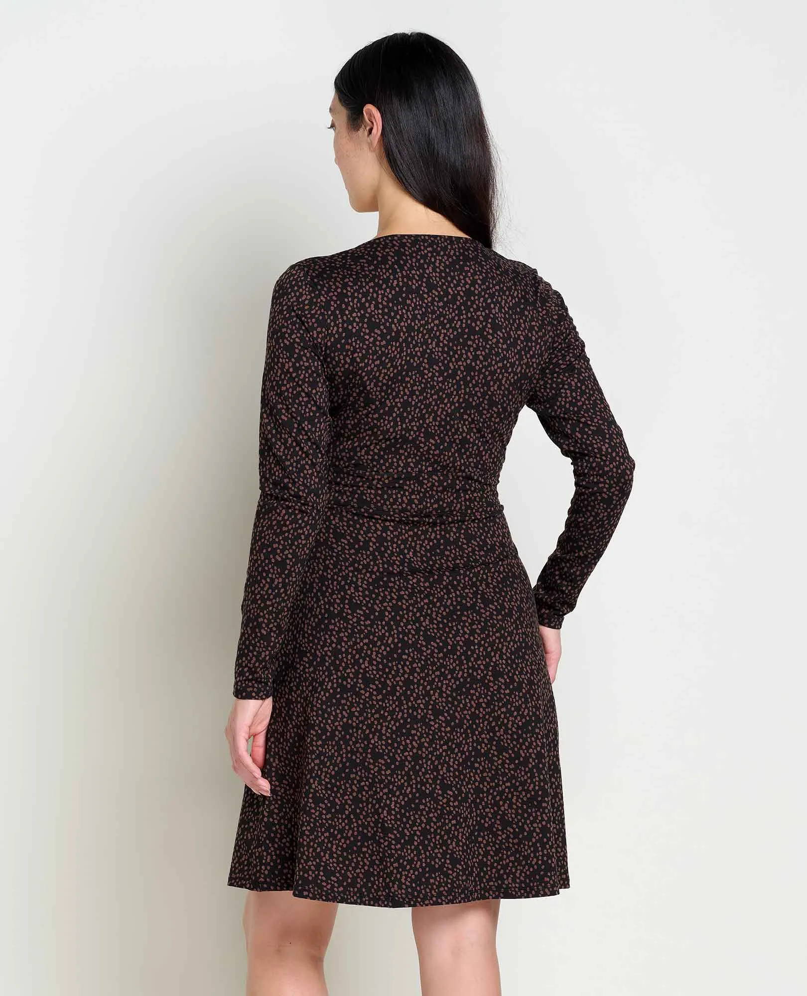 Cue Wrap Long Sleeve Dress sold by TOAD&CO product image thumbnail 2