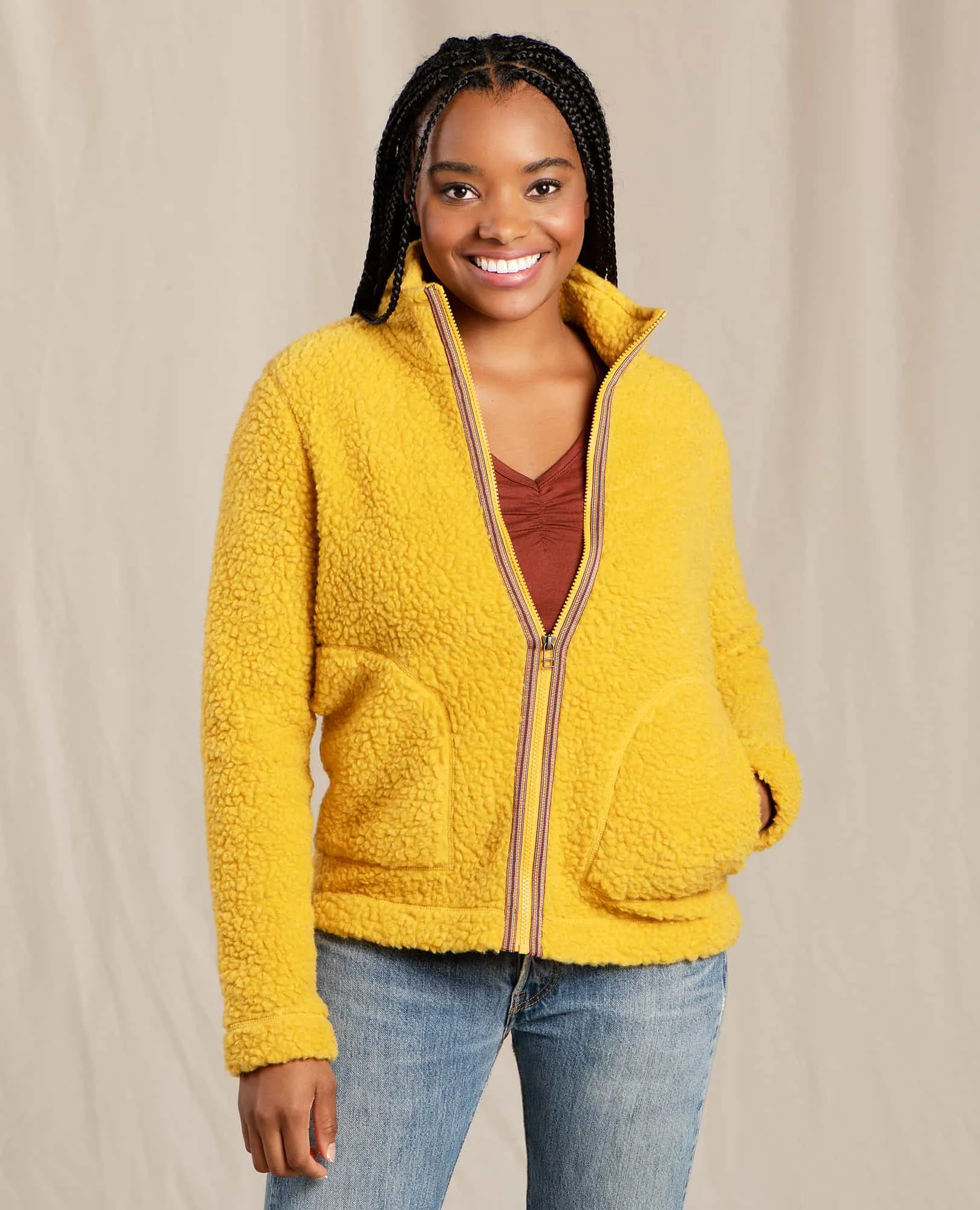Women's Sespe Sherpa Zip Jacket sold by TOAD&CO