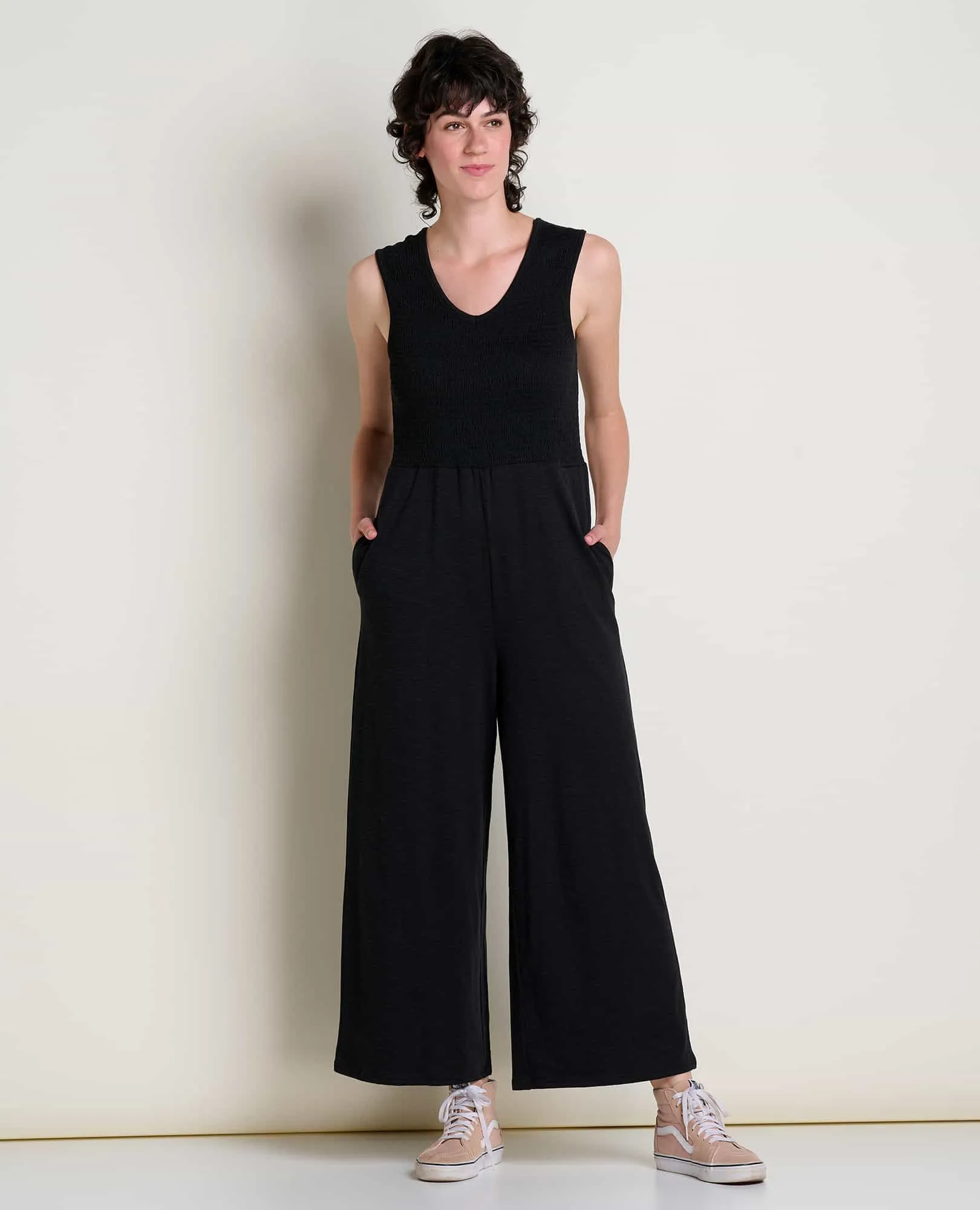 Gemina Sleeveless Jumpsuit sold by TOAD&CO
