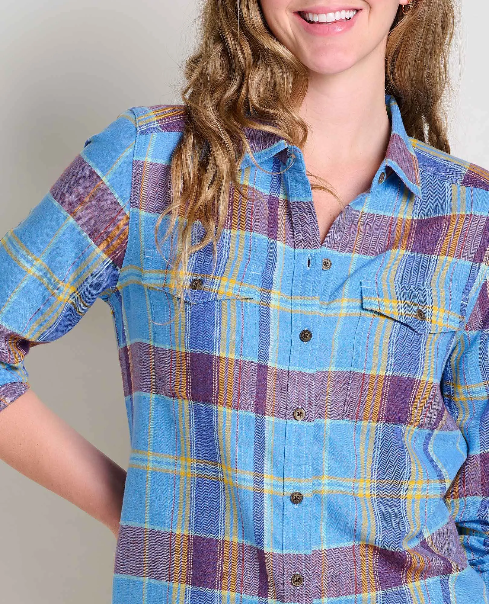Re-Form Flannel Shirt sold by TOAD&CO product image thumbnail 3