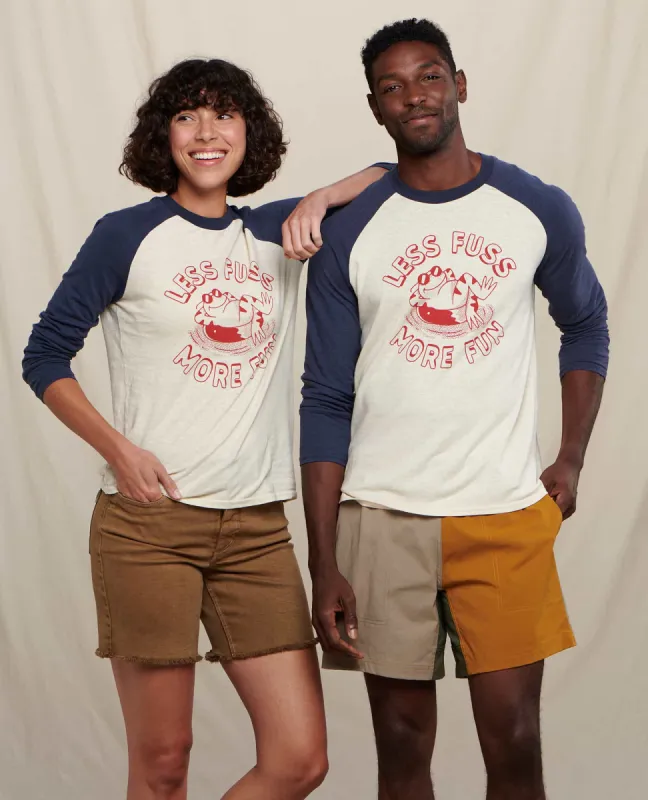 Unisex Hemp Daily Baseball Tee sold by TOAD&CO