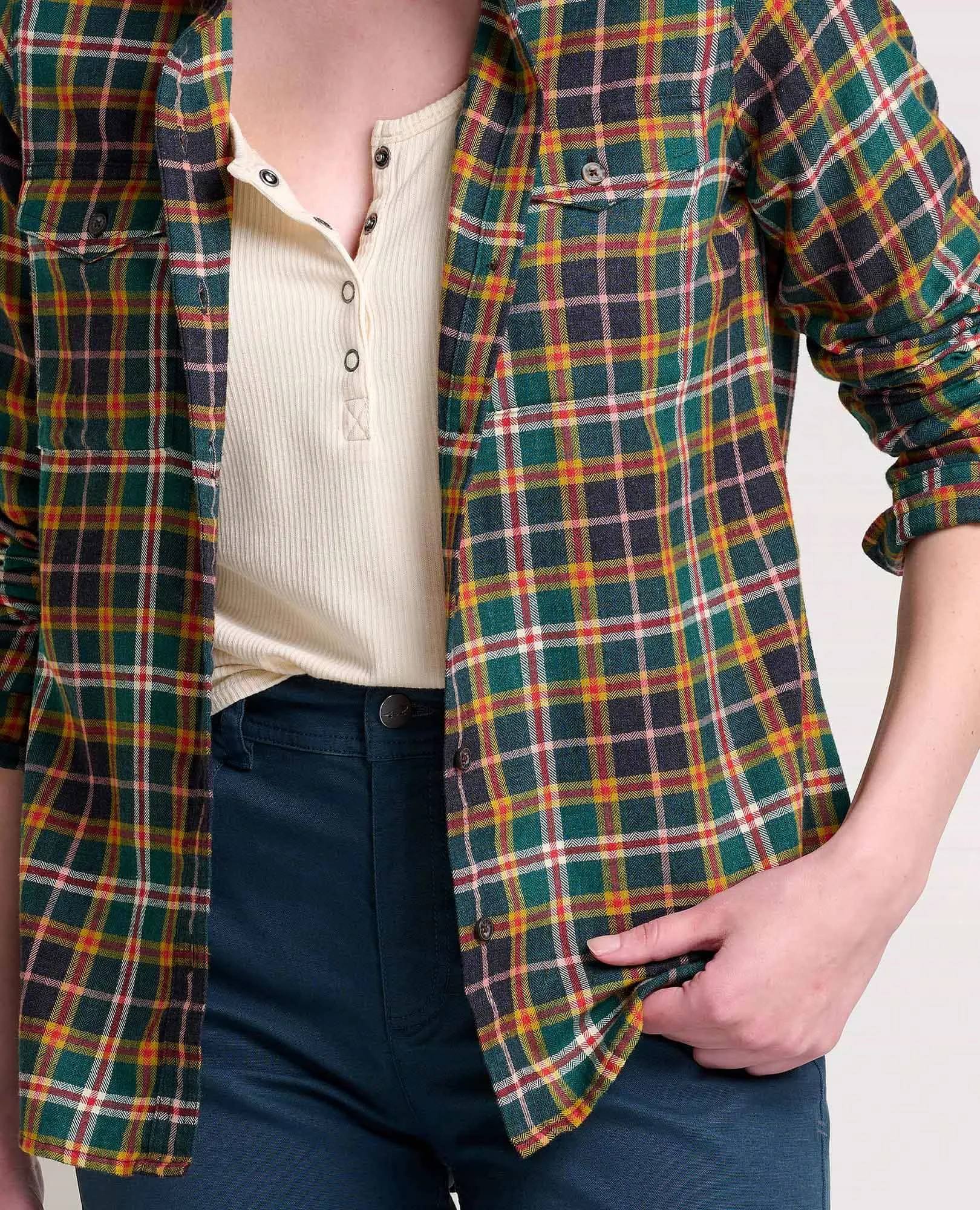 Re-Form Flannel Shirt sold by TOAD&CO product image thumbnail 3