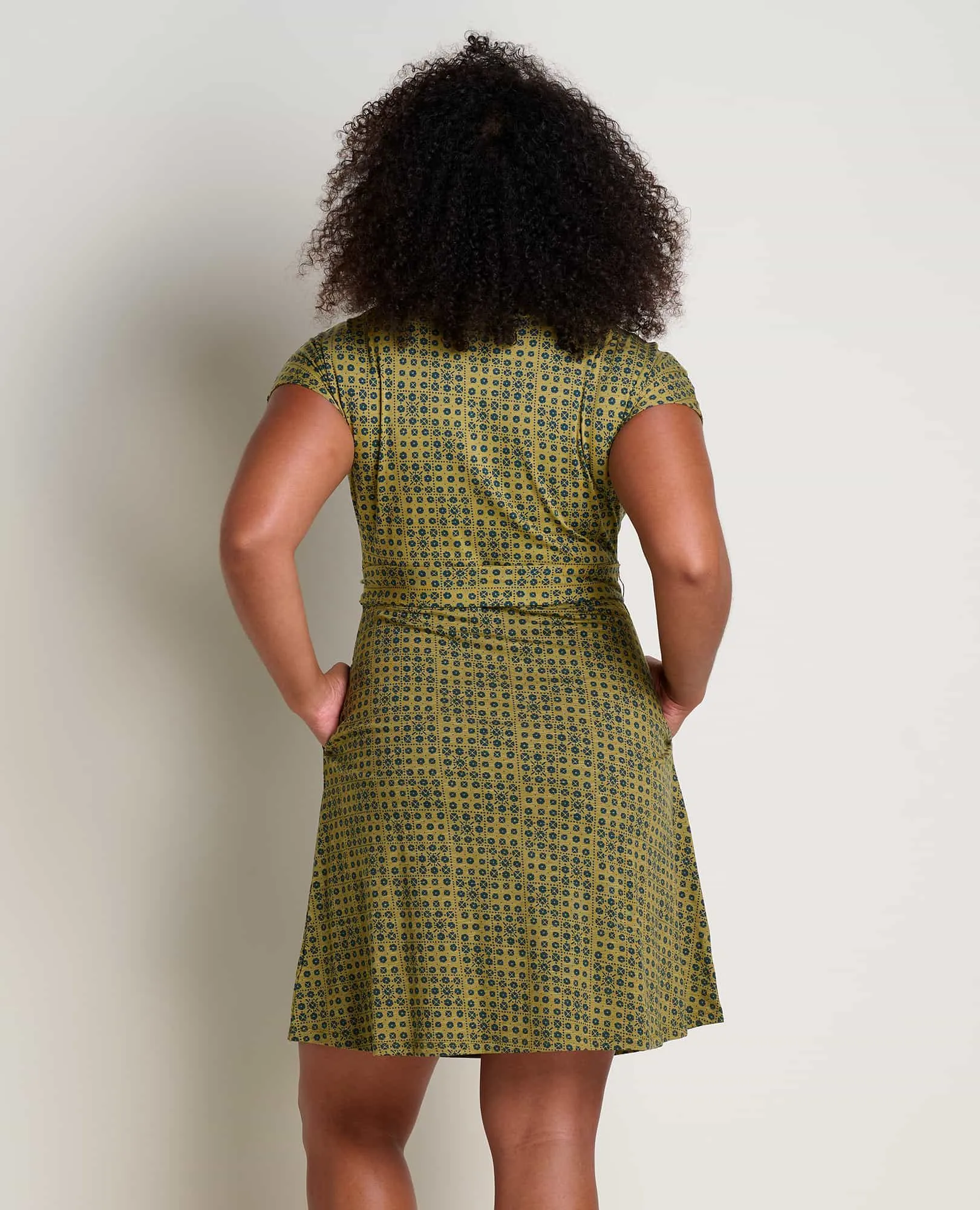 Cue Wrap Short Sleeve Dress sold by TOAD&CO product image thumbnail 2