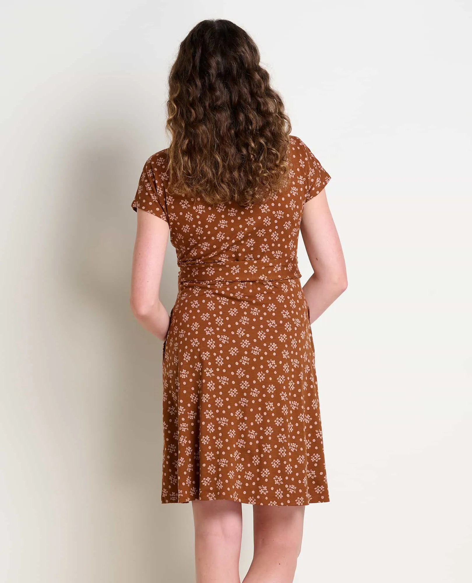 Cue Wrap Short Sleeve Dress sold by TOAD&CO product image thumbnail 2