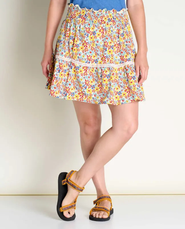 Marigold Ruffle Skirt sold by TOAD&CO