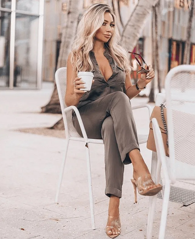 Cork Clear PVC Pointy High Heel Sandals sold by Hot Miami Styles product image thumbnail 4