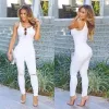 White Ripped Knee High-Waist Skinny Jeans sold by Hot Miami Styles