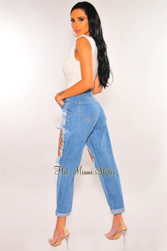 White Silky Padded Shoulder Bodysuit sold by Hot Miami Styles product image thumbnail 4