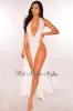 White Crochet Double Slit Cover Up Maxi Dress sold by Hot Miami Styles