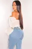 White O-Ring Cut Out Long Sleeve Wrap Around Crop Top sold by Hot Miami Styles
