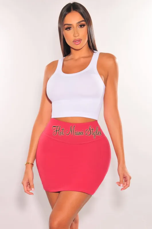 Berry High Waist Tennis Skort sold by Hot Miami Styles