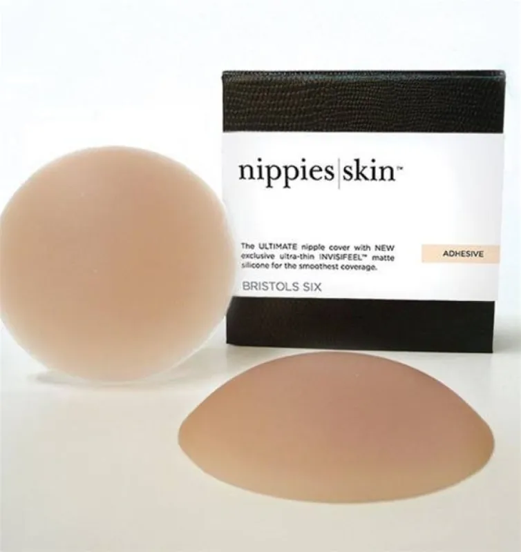 Medium Shade Adhesive Reusable Nipple Covers sold by Hot Miami Styles