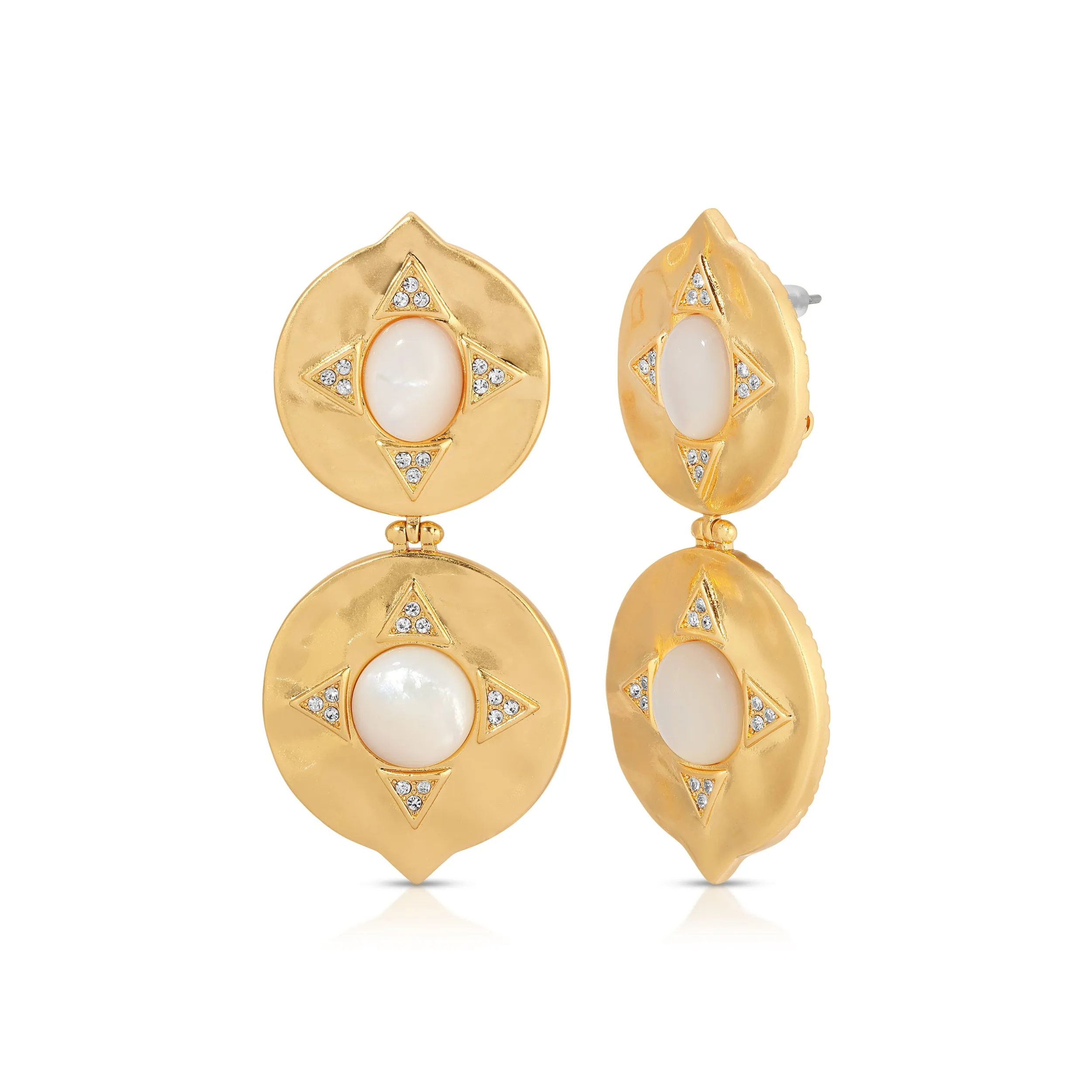 Pearl Coin Earrings sold by House of Harlow 1960 product image thumbnail 3