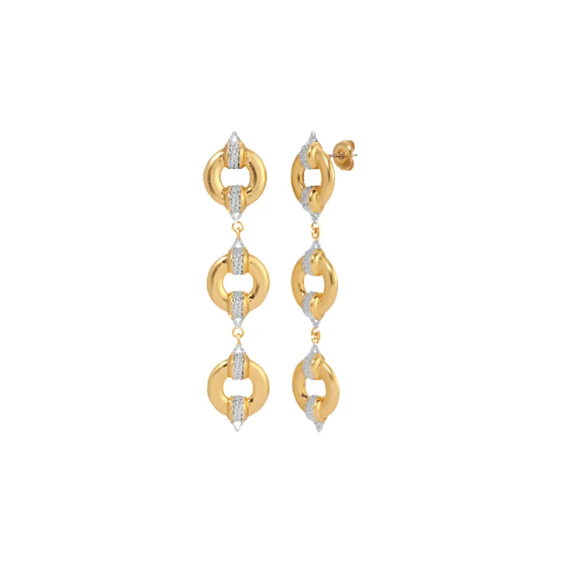 Uma Three Drop Earrings sold by House of Harlow 1960