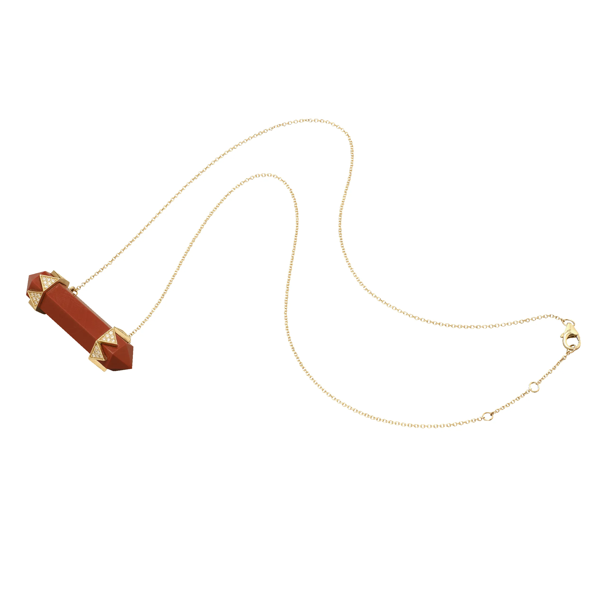 The Nova Red Jasper Horizontal Diamond Crown Necklace x McMullen sold by House of Harlow 1960 product image thumbnail 3