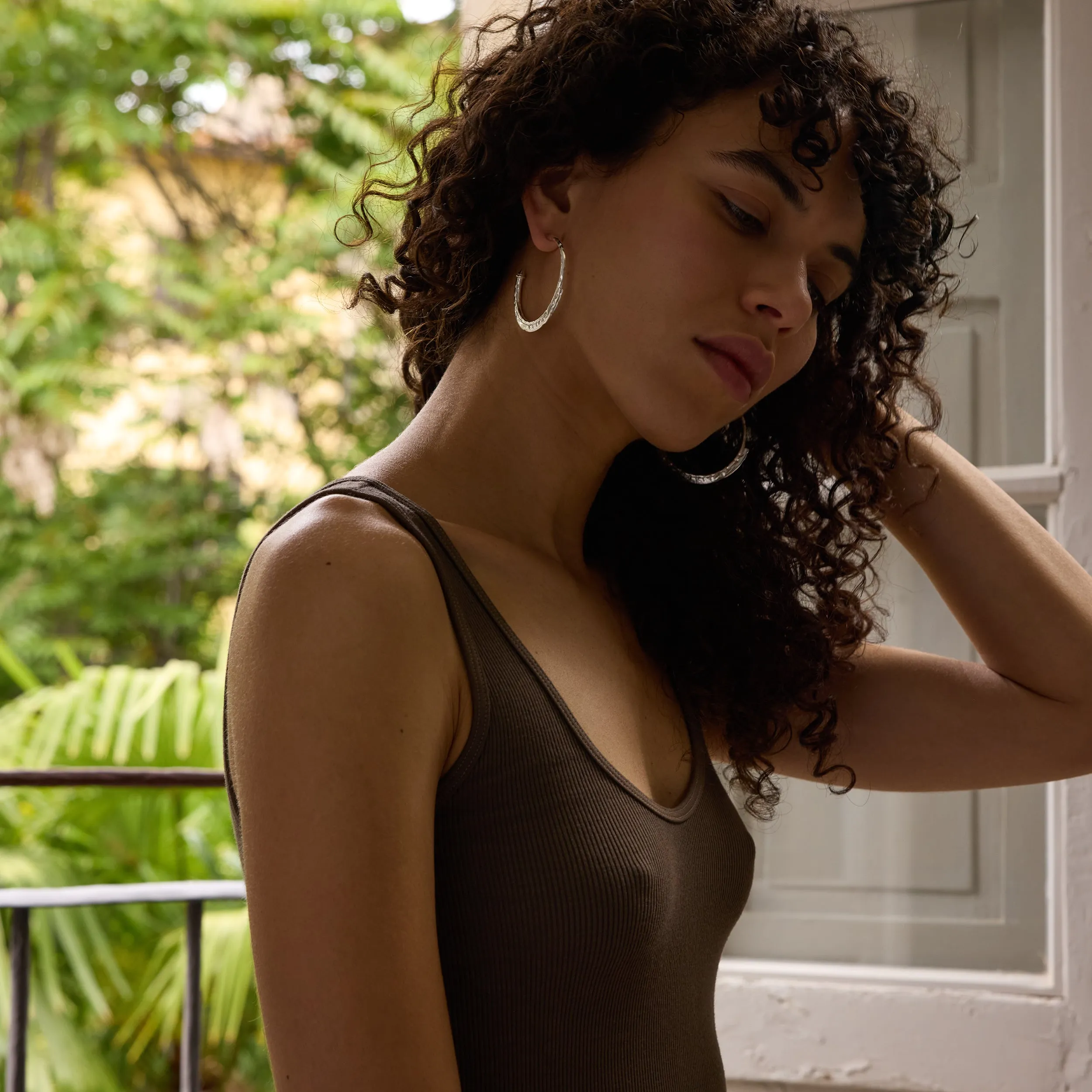 Harlow Arch Hoop Earrings sold by House of Harlow 1960 product image thumbnail 5