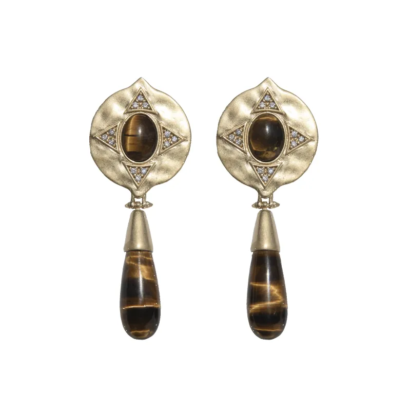 Hathor Teardrop Earrings sold by House of Harlow 1960