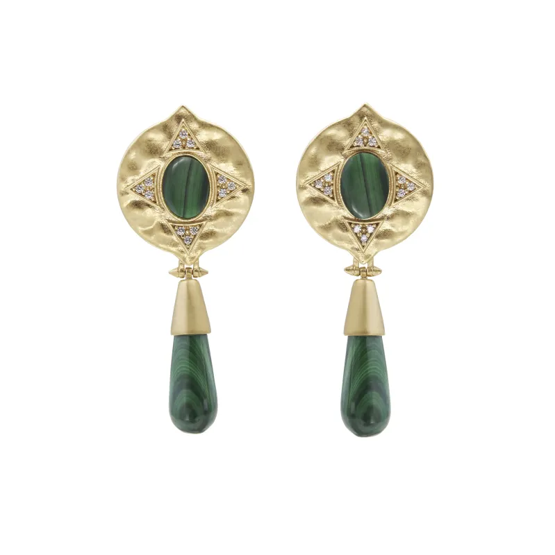 Hathor Teardrop Earrings sold by House of Harlow 1960
