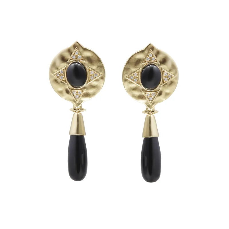 Hathor Teardrop Earrings sold by House of Harlow 1960