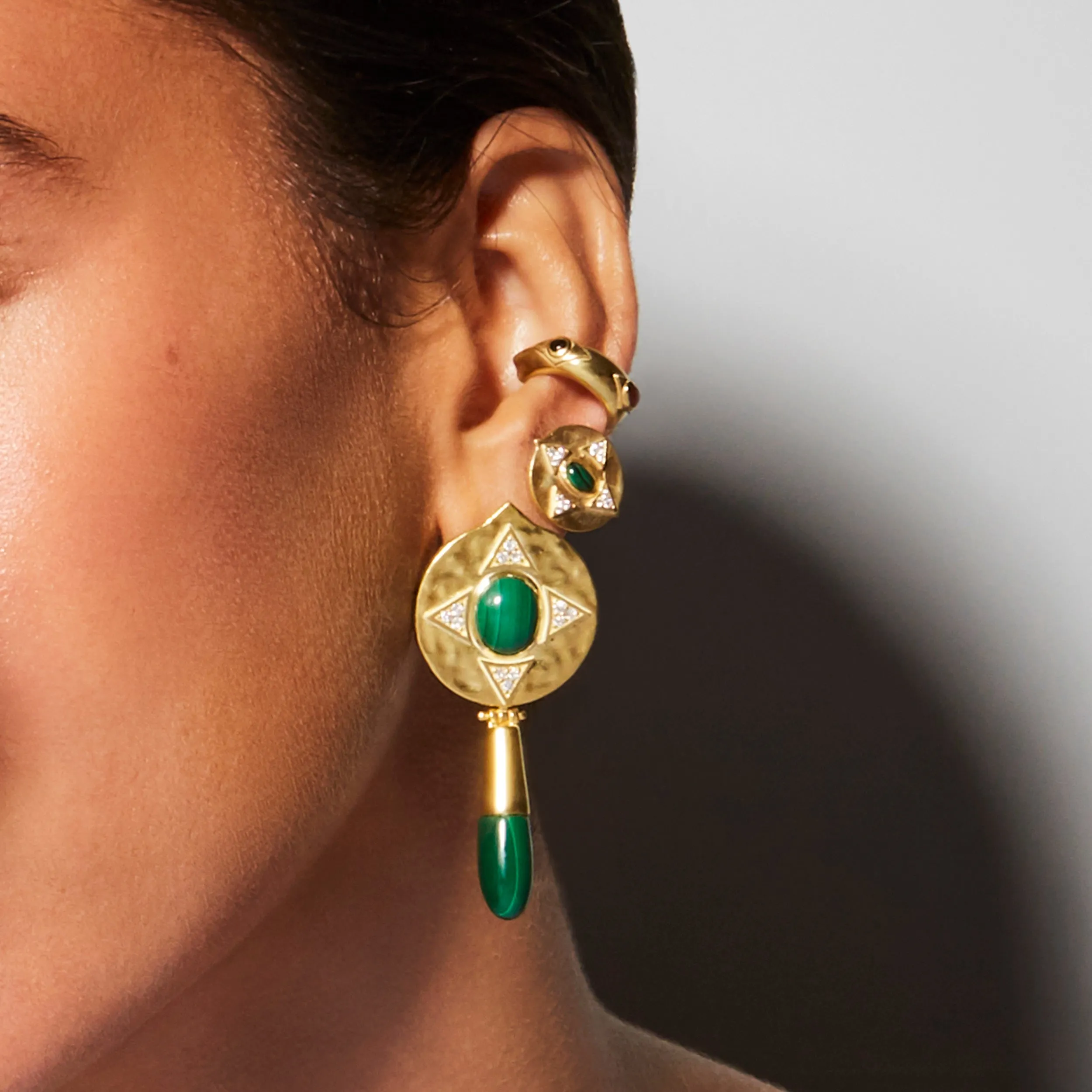 Hathor Stud Earrings sold by House of Harlow 1960 product image thumbnail 2