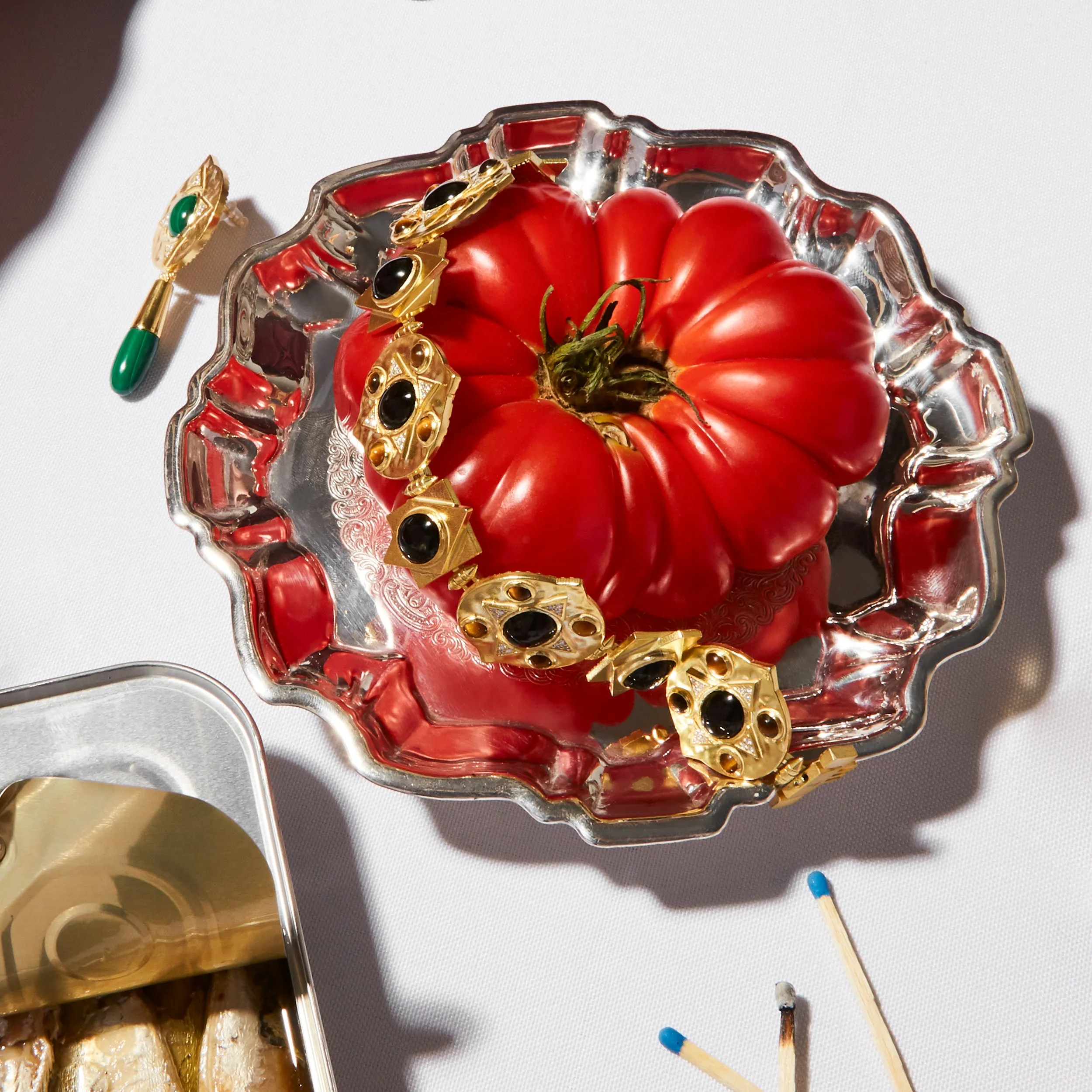 Hathor Hinged Bracelet sold by House of Harlow 1960 product image thumbnail 2