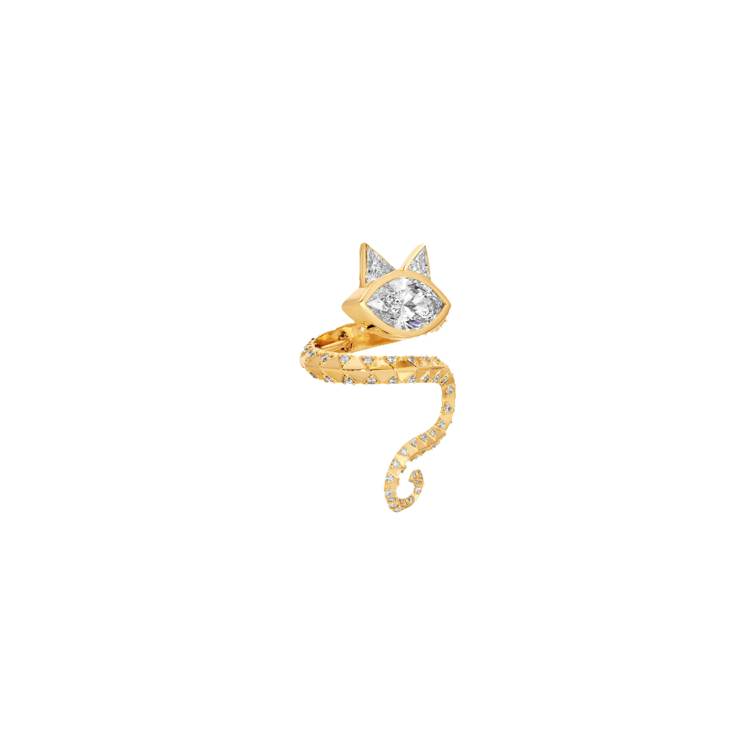 Tigerlily Diamond Pinky Ring sold by House of Harlow 1960 product image thumbnail 3
