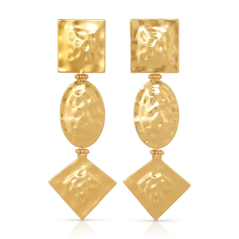 Ciara Three Drop Earrings sold by House of Harlow 1960