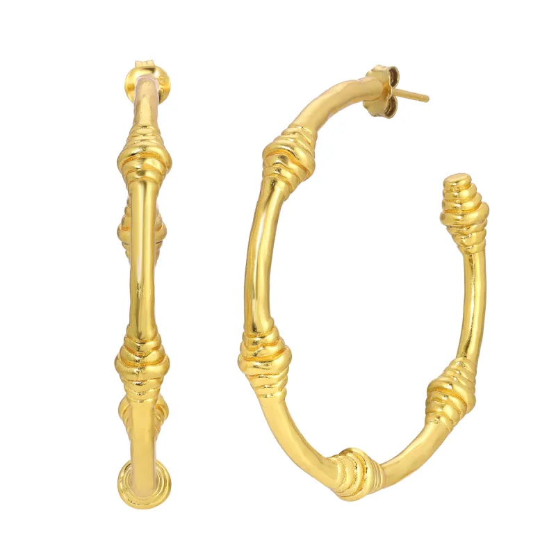 Honeycomb Hoops sold by House of Harlow 1960
