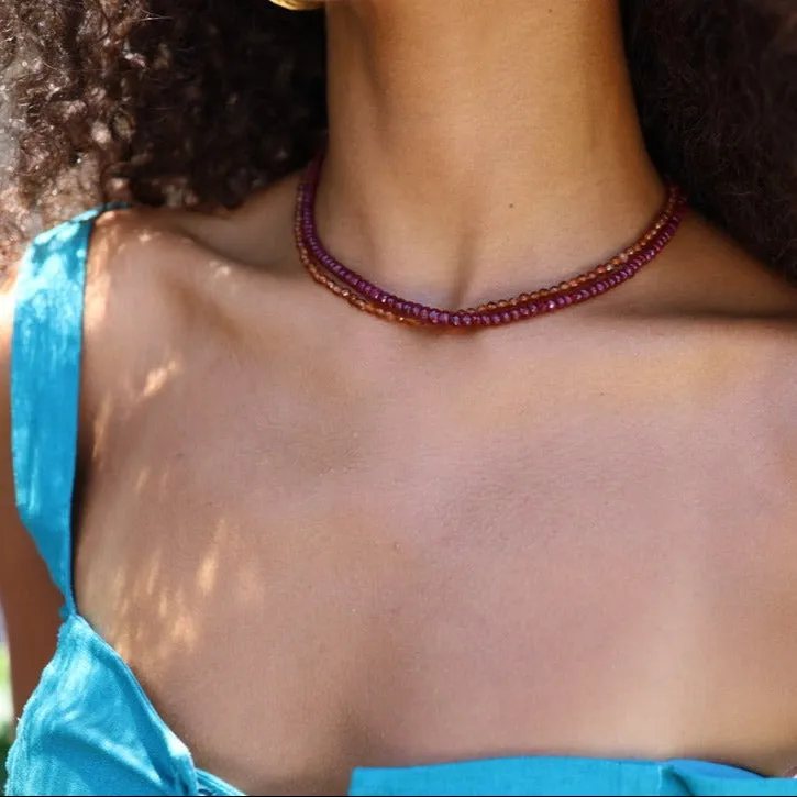 Raw Garnet Necklace sold by House of Harlow 1960 product image thumbnail 2