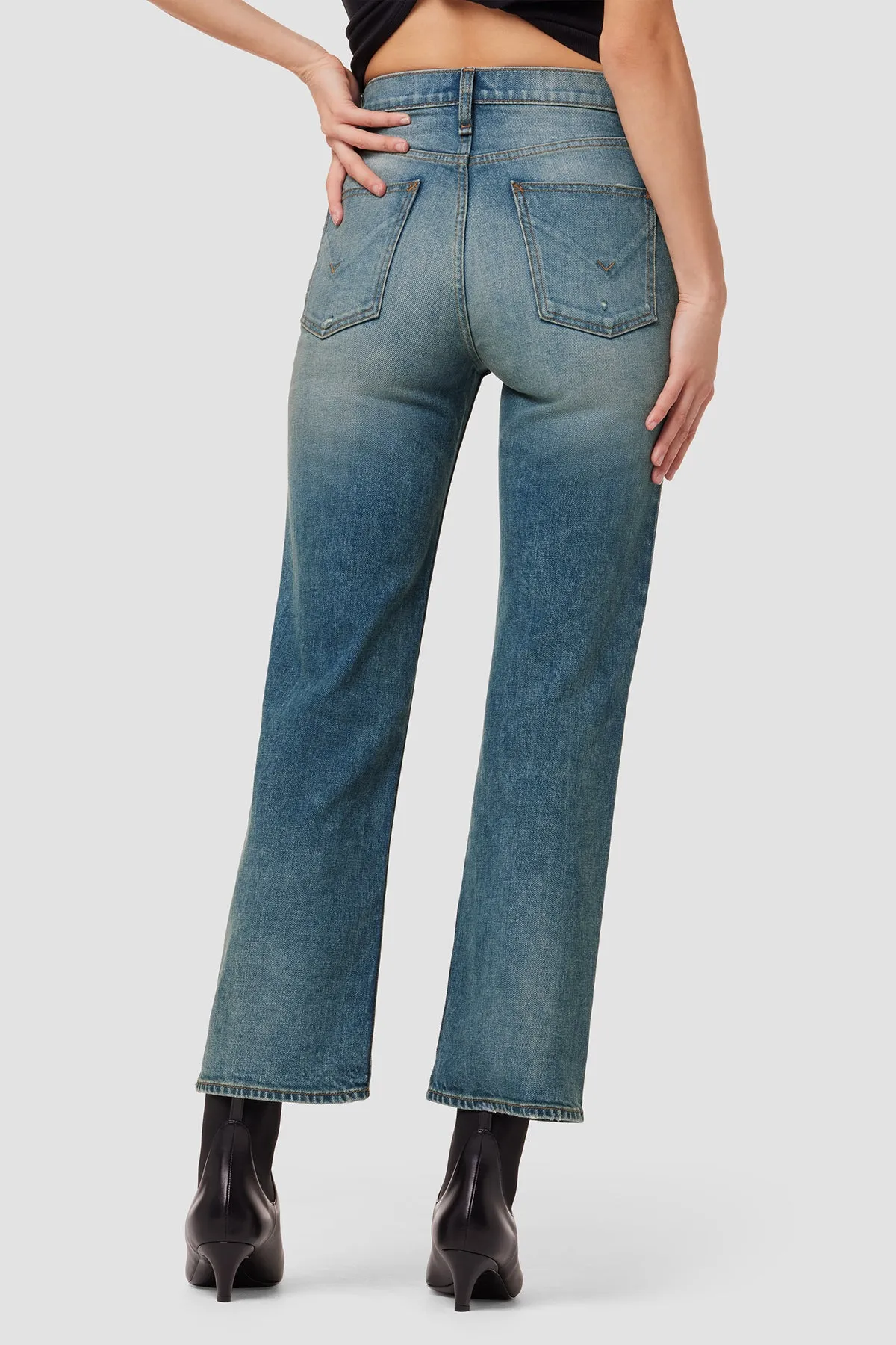 Remi High-Rise Straight Ankle Jean sold by Hudson Jeans product image thumbnail 3