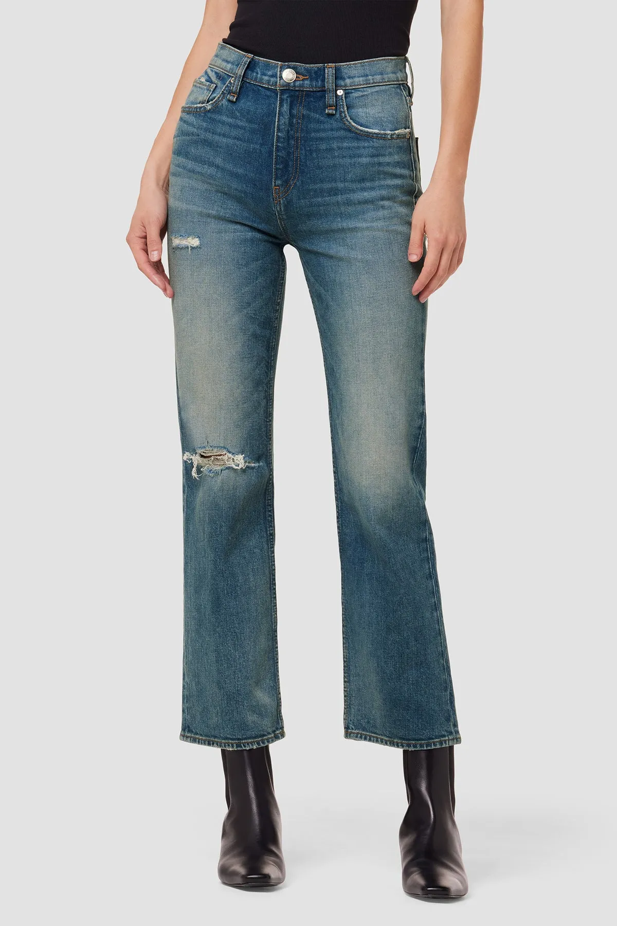 Remi High-Rise Straight Ankle Jean sold by Hudson Jeans