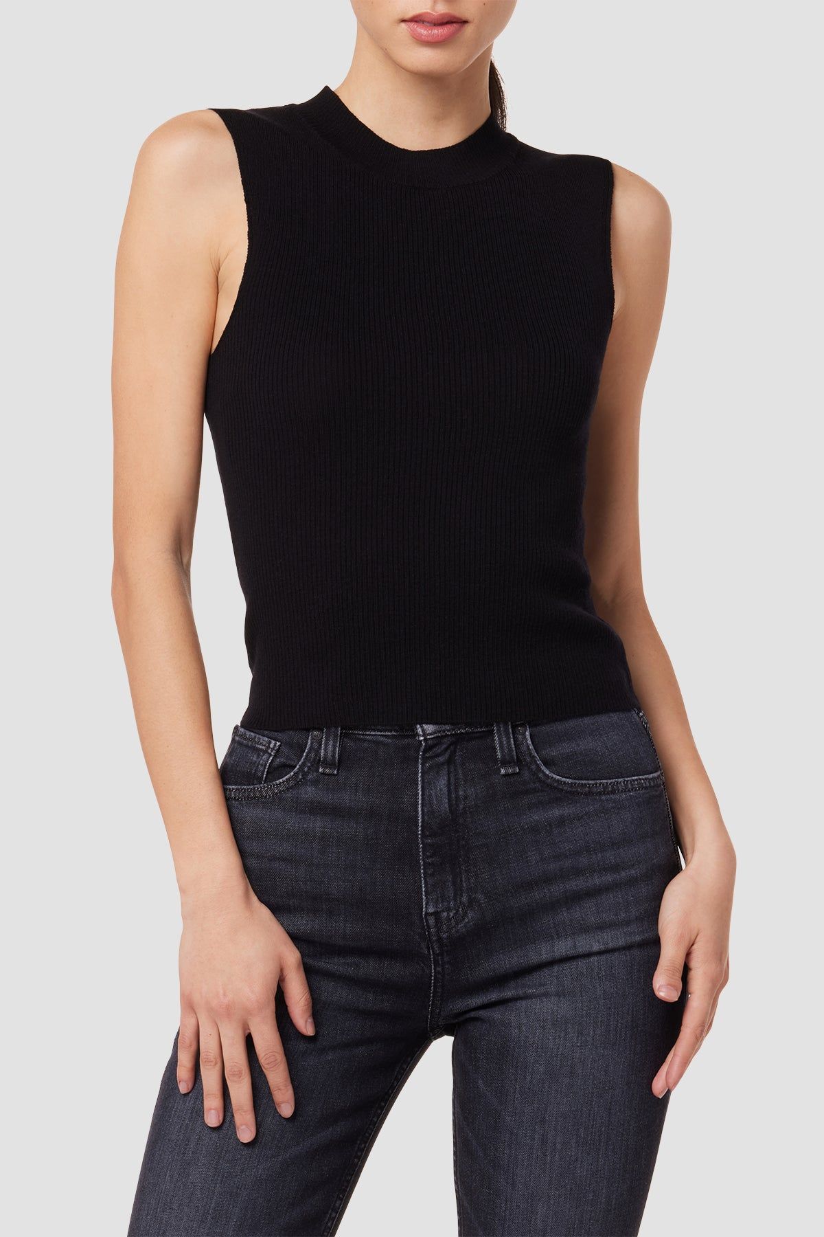 Mock Neck Sweater Tank sold by Hudson Jeans