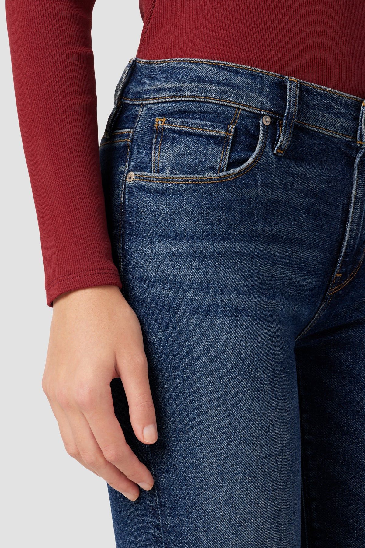 Nico Mid-Rise Straight Ankle Jean sold by Hudson Jeans product image thumbnail 5