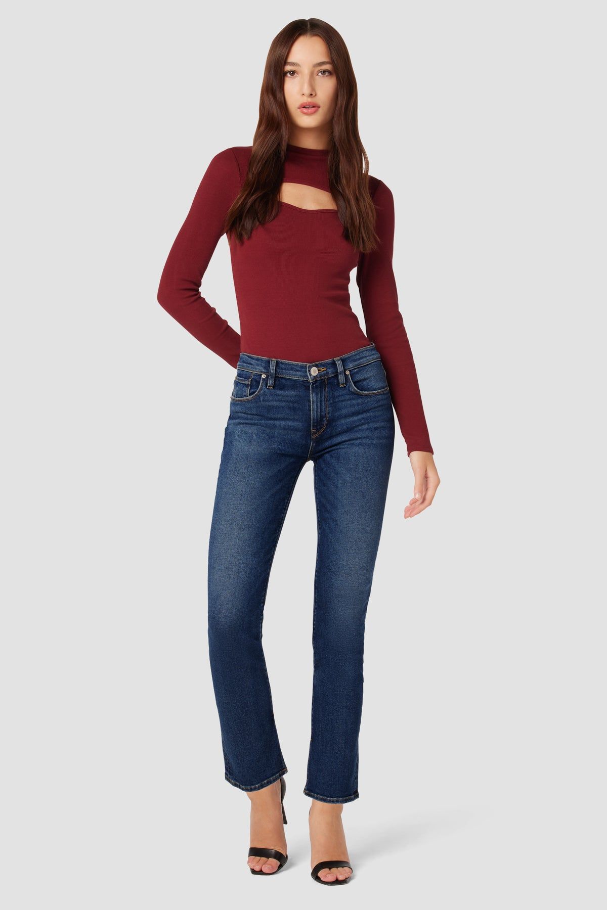 Nico Mid-Rise Straight Ankle Jean sold by Hudson Jeans product image thumbnail 6