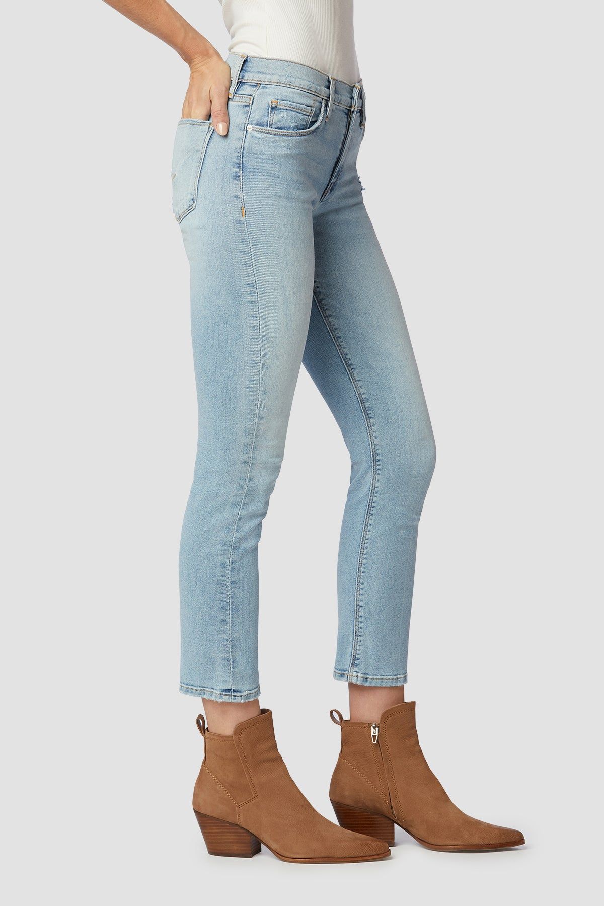 Nico Mid-Rise Straight Crop Jean sold by Hudson Jeans product image thumbnail 3