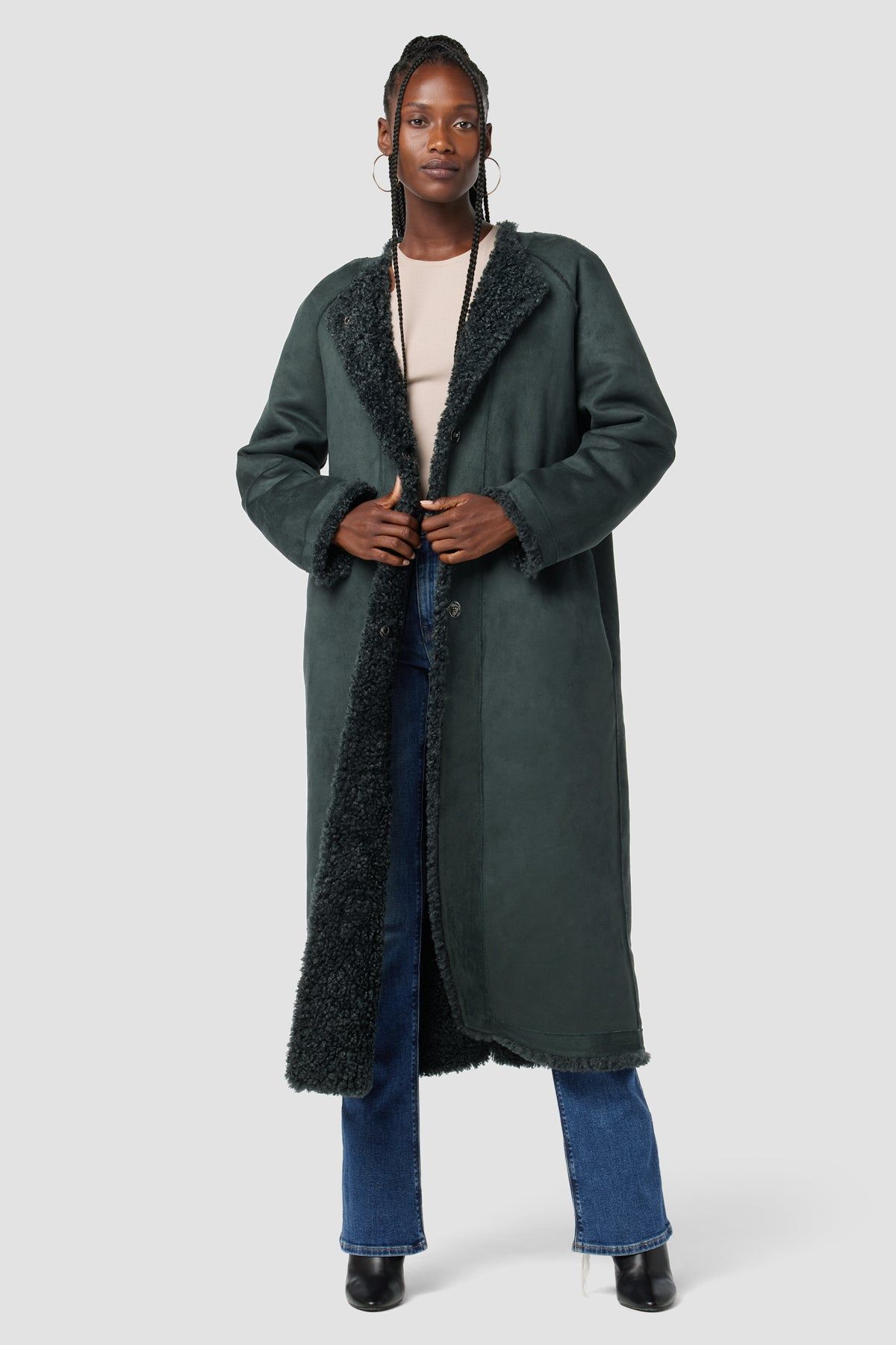 Reversible Faux Shearling Coat sold by Hudson Jeans