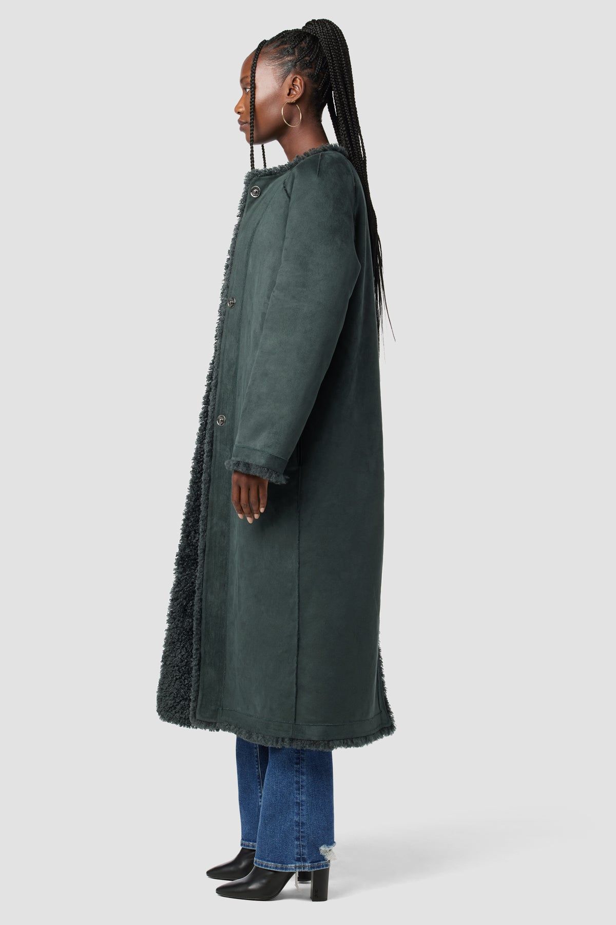 Reversible Faux Shearling Coat sold by Hudson Jeans product image thumbnail 2