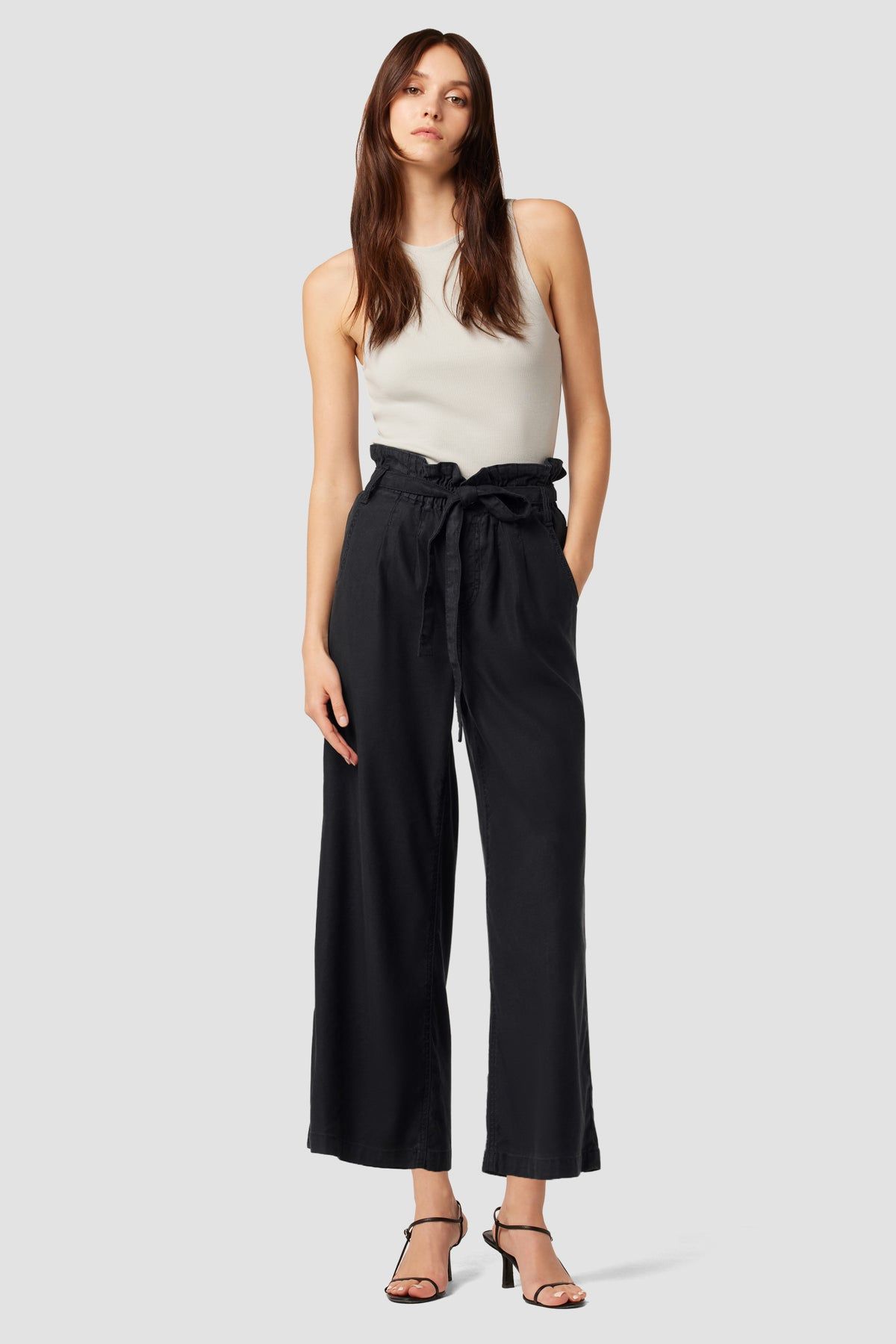 Paper Bag Wide Leg Cropped Trouser sold by Hudson Jeans product image thumbnail 6