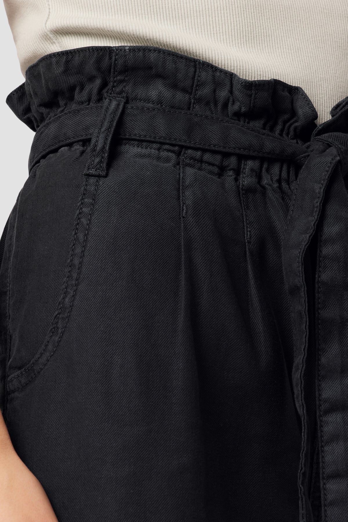 Paper Bag Wide Leg Cropped Trouser sold by Hudson Jeans product image thumbnail 4