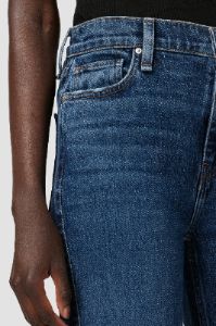 Remi High-Rise Straight Ankle Forward Seam Jean w/ Slit Hem sold by Hudson Jeans
