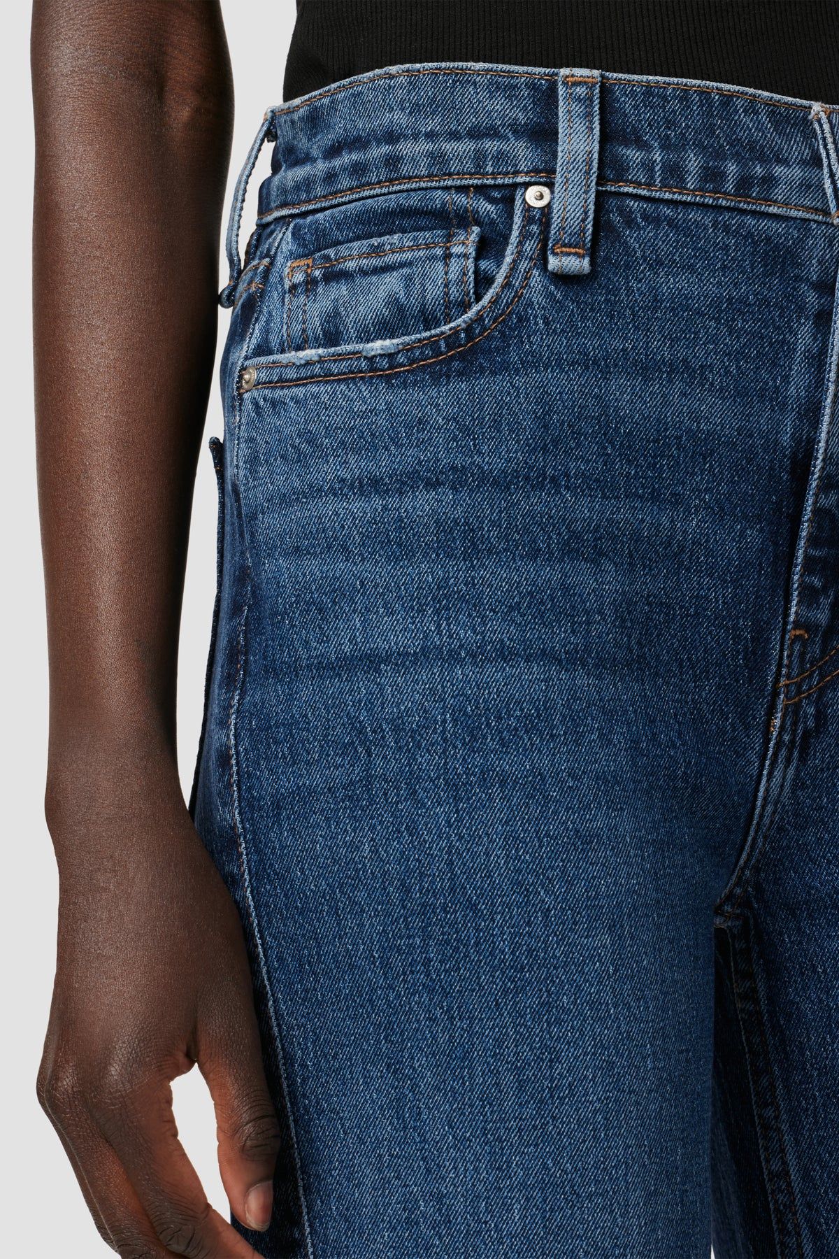 Remi High-Rise Straight Ankle Forward Seam Jean w/ Slit Hem sold by Hudson Jeans product image thumbnail 4